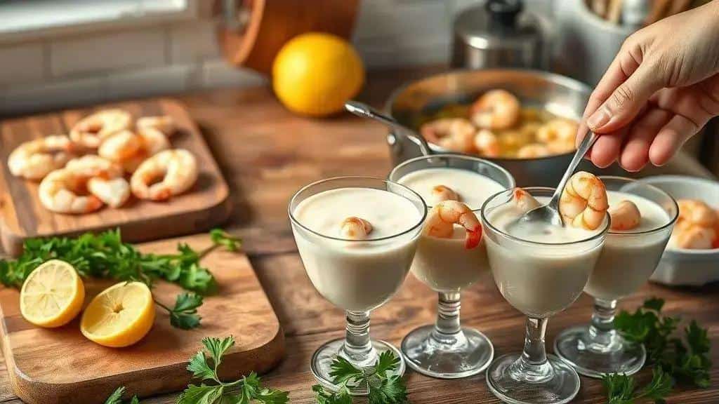 Como preparar o creme de camarão passo a passo