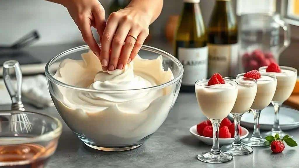 Como preparar o mousse de espumante passo a passo