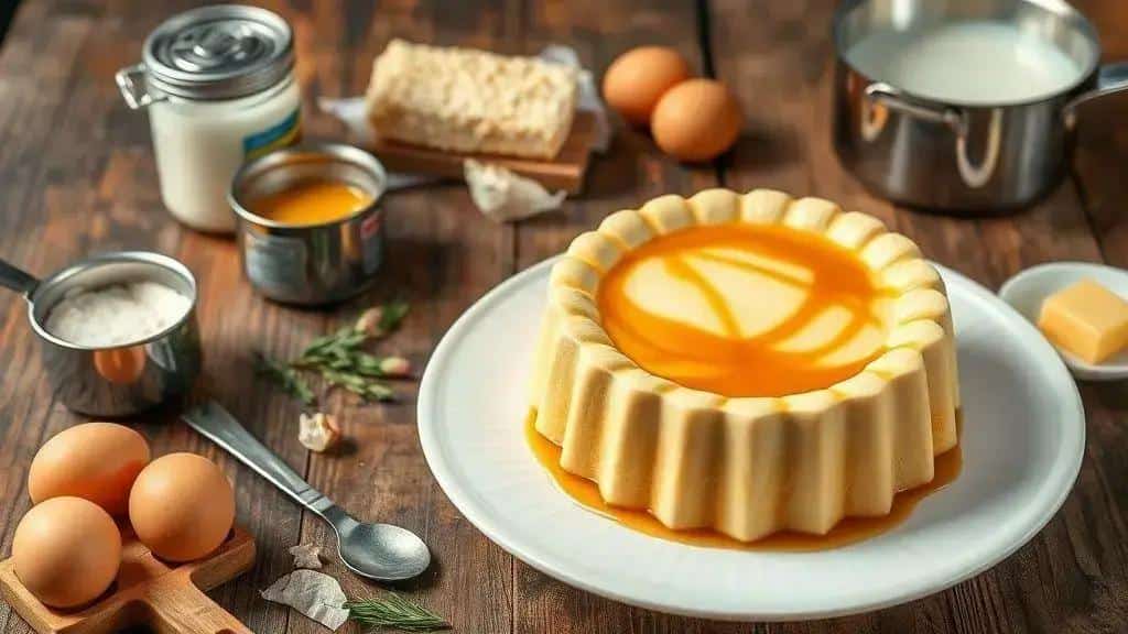 Como preparar o pudim de queijo coalho com goiabada Como preparar o pudim de queijo coalho com goiabada