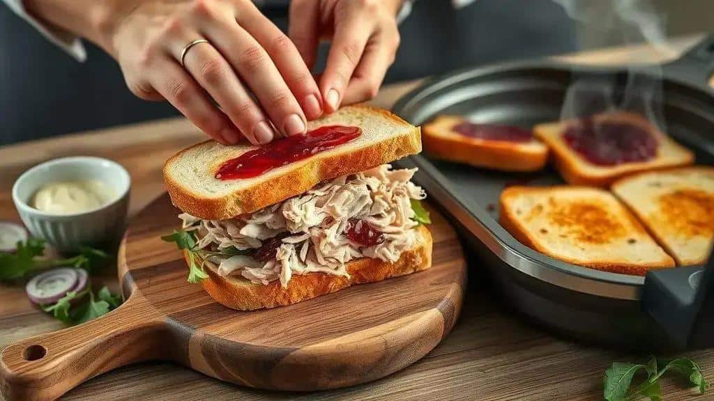 Como preparar o sanduíche gourmet de peru