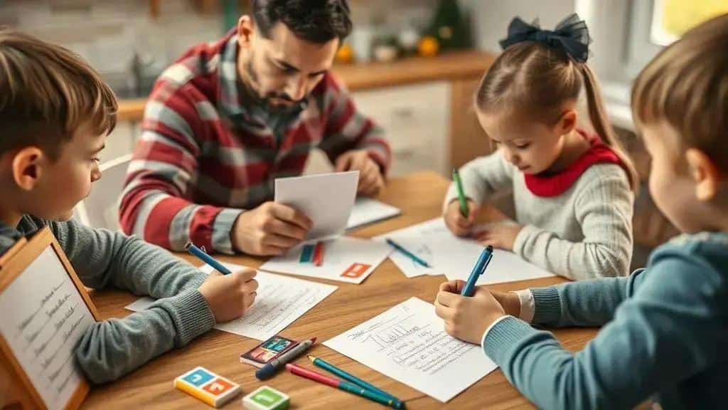 Como transformar cartas em atividade familiar e educativa