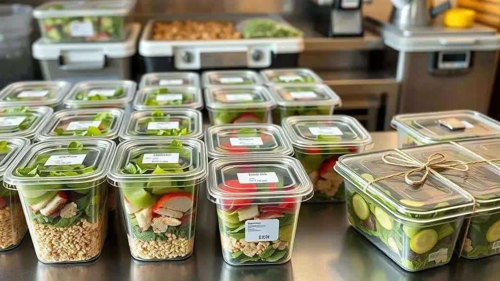 Como transformar saladas em renda: embalagens e venda