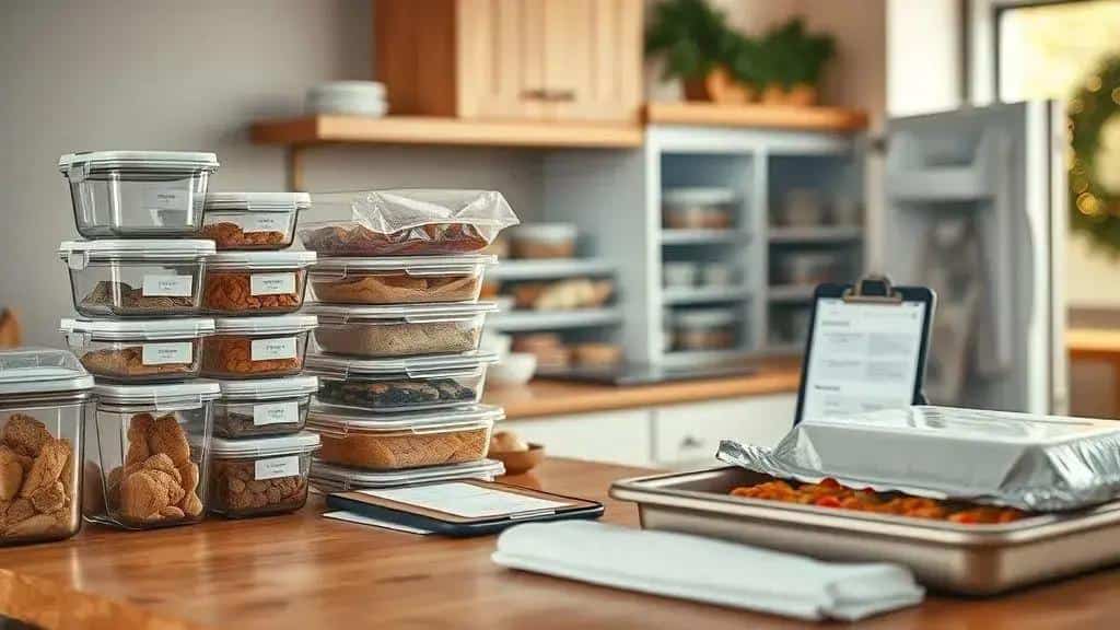 Cronograma de preparação e armazenamento: o que fazer com antecedência