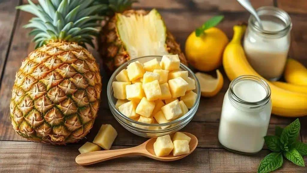 Curiosidades sobre o abacaxi e benefícios nutricionais