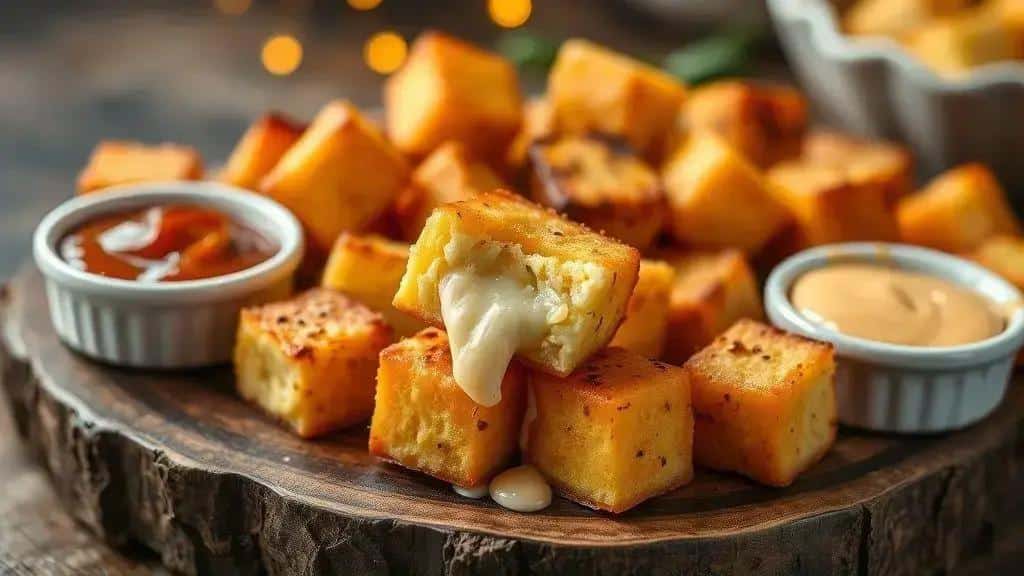 Dadinho de Tapioca Assado com Queijo
