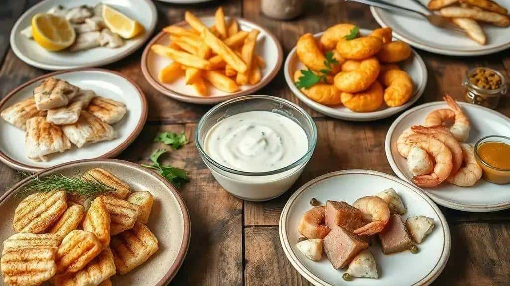 Dicas para harmonizar molho tártaro com peixes e camarão