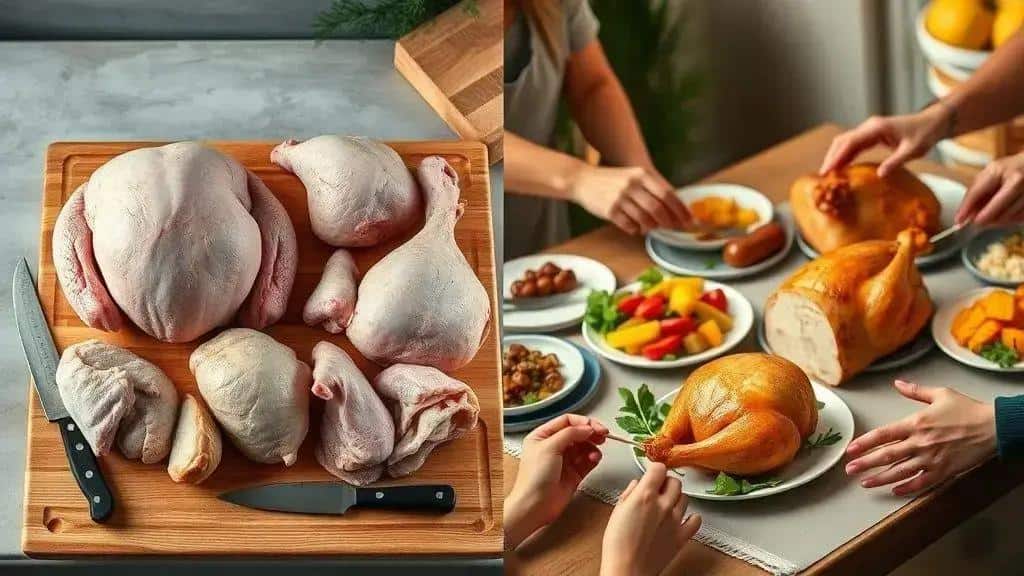 Diferenças entre peru, chester e outras aves para a ceia