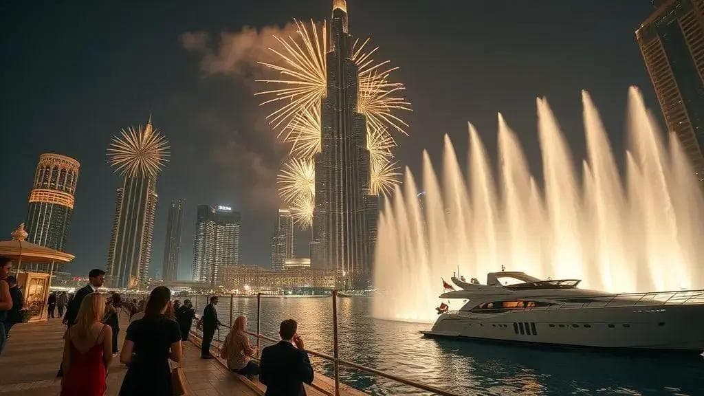 Dubai: Luxo e Ostentação no Burj Khalifa para o Reveillon 2026
