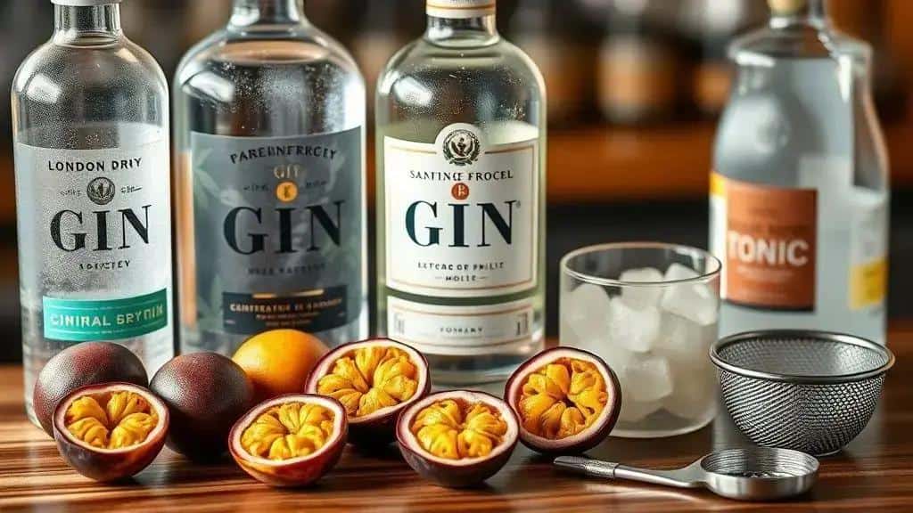 Escolha do gin e qualidade do maracujá