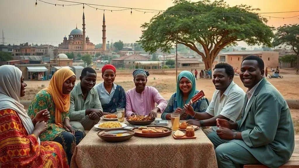 Exemplos reais: celebrações em Dakar e comunidades rurais