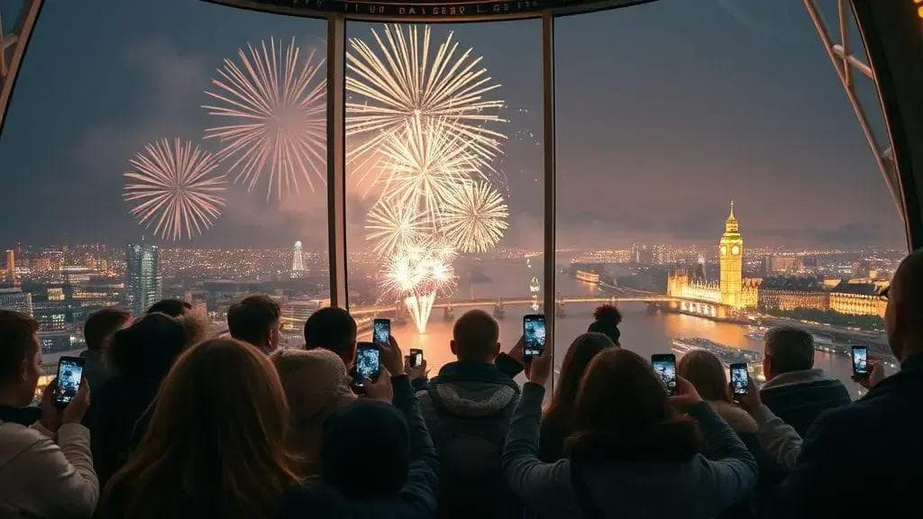 Experiência no London Eye no réveillon: o que esperar