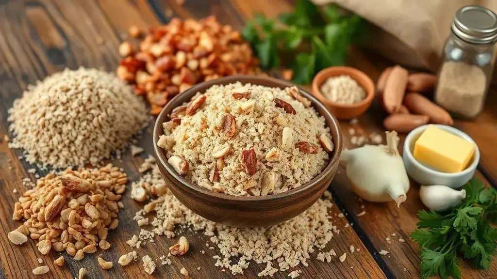 Farofa crocante com castanhas — ingredientes e preparo