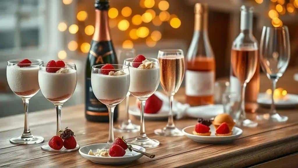 Harmonização: bebidas e sobremesas para brindar