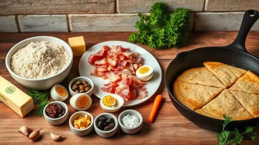 Ingredientes da receita: farofa festiva simples