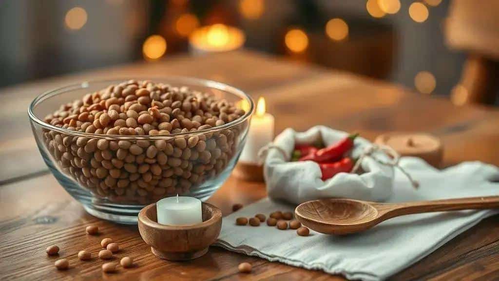 Ingredientes da simpatia: pimenta, lentilha e materiais necessários