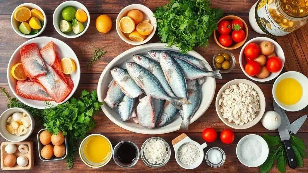 ingredientes das 10 receitas selecionadas