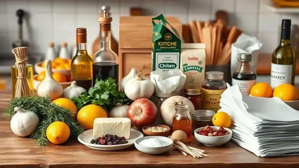 ingredientes das receitas: o que ter sempre à mão