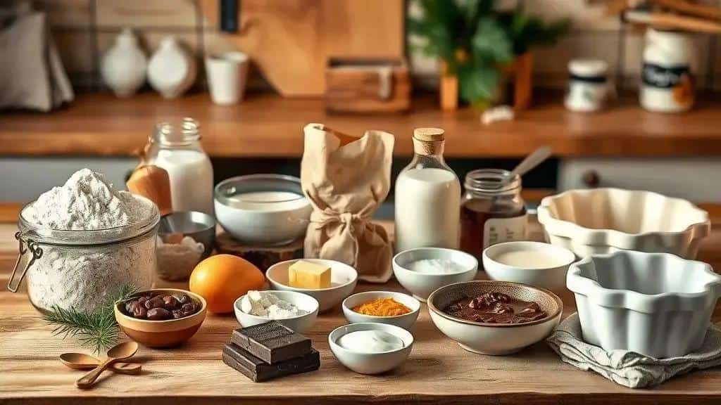 ingredientes do panetone recheado de chocolate