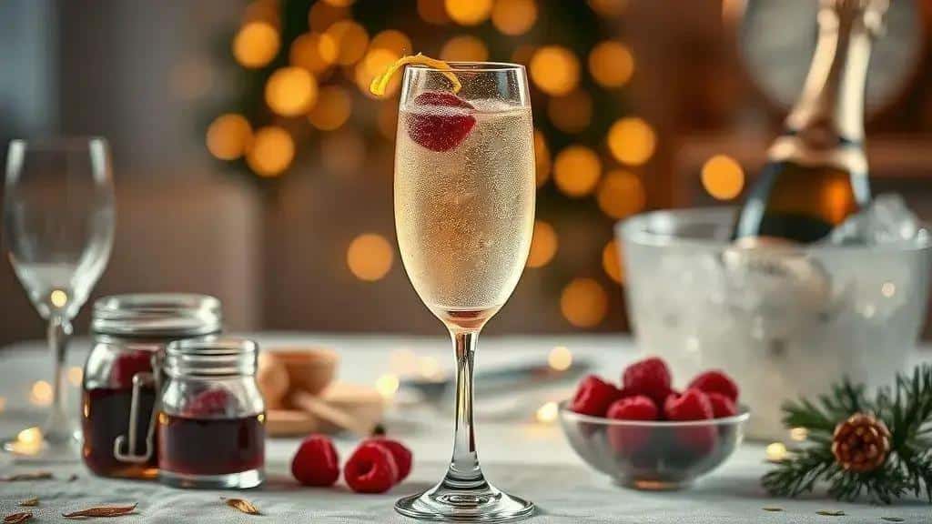 Kir Royale cítrico — ingredientes e como preparar