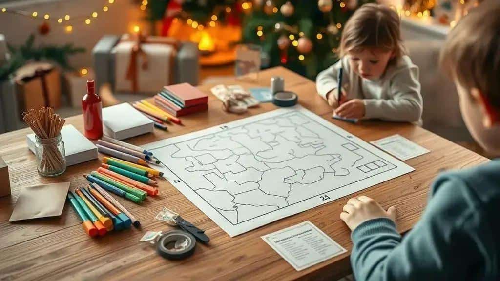 Materiais, decoração e mapas fáceis de fazer
