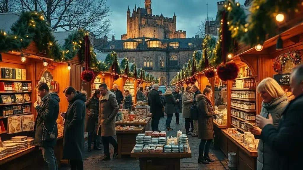Mercados de Natal em Edimburgo: onde ir e o que comprar