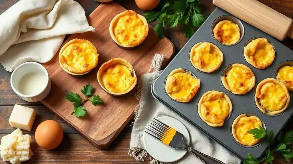 Mini quiche de queijo: ingredientes, como preparar e variações