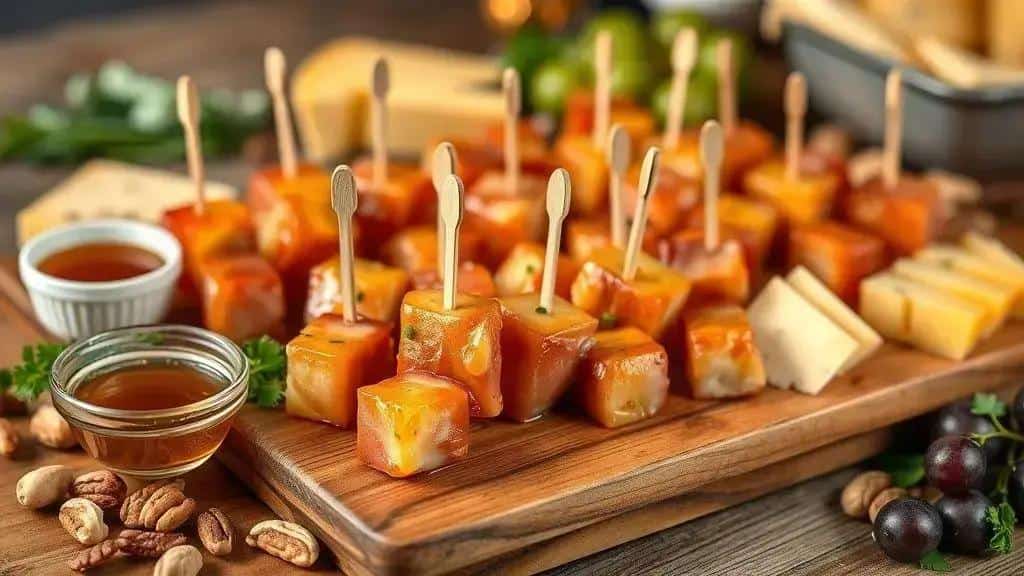 mini tenders para entradas e tábuas — ingredientes e preparo