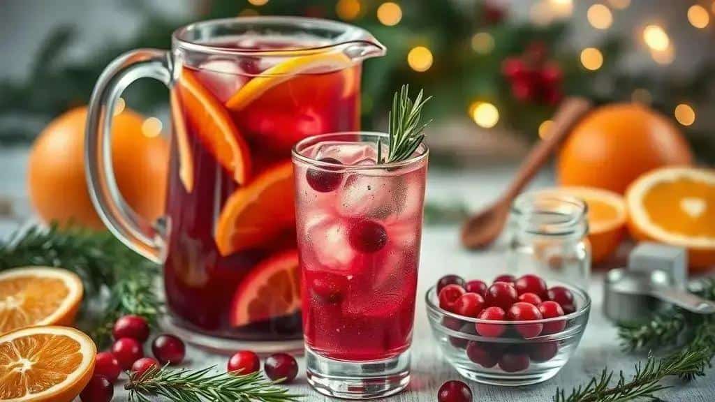 Mocktail de cranberry e laranja: ingredientes e preparo