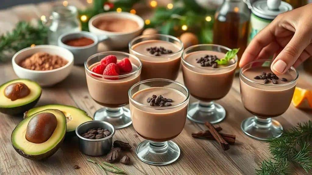 Mousse de chocolate com abacate: ingredientes, como preparar e variações