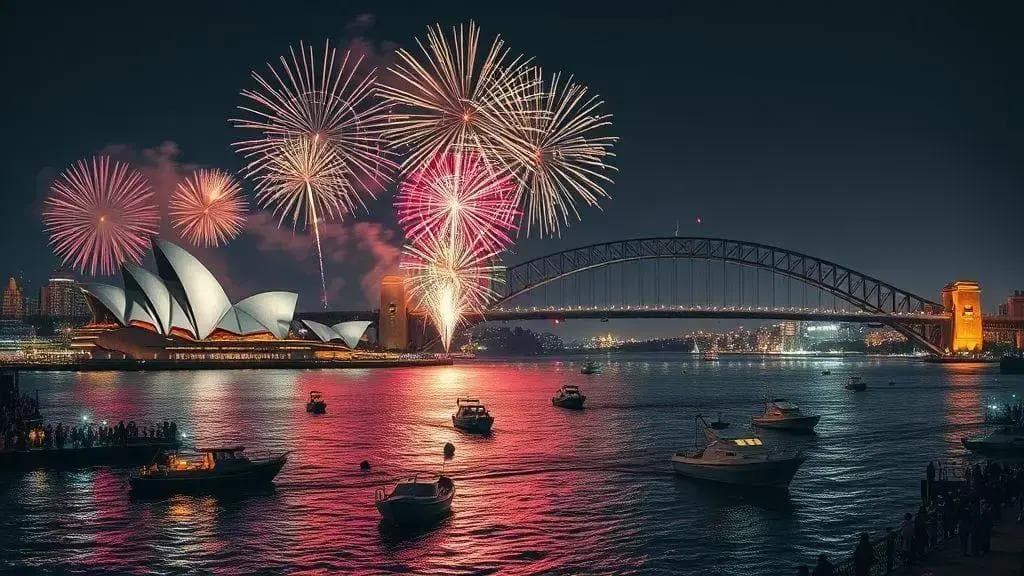 O que esperar do espetáculo de fogos de Sydney em 2026