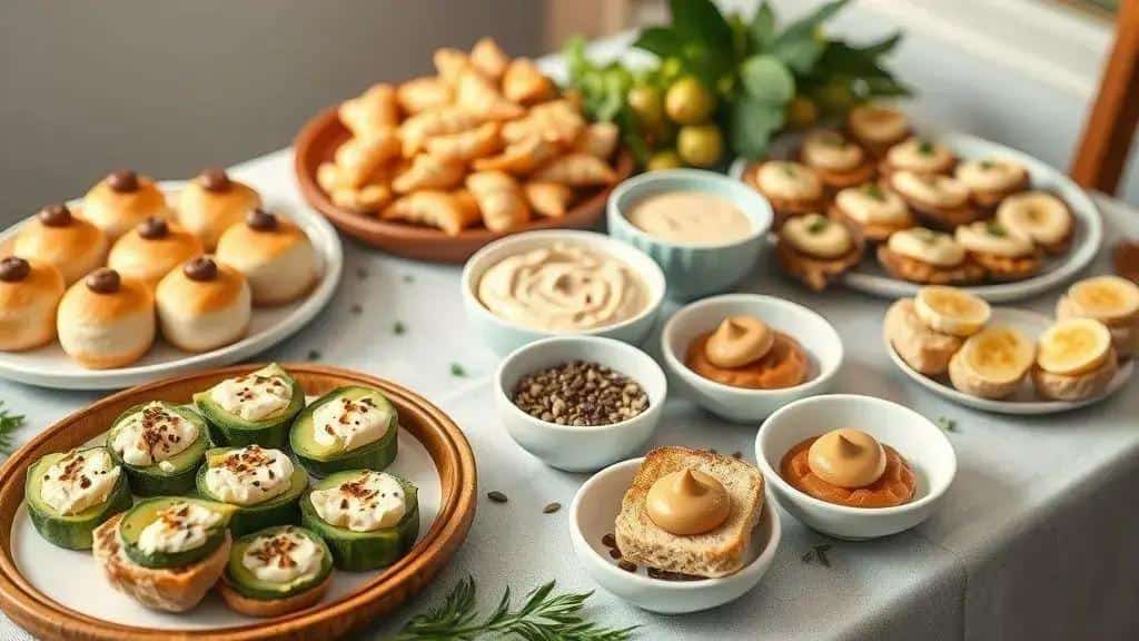 Opções veganas, sem glúten e para crianças