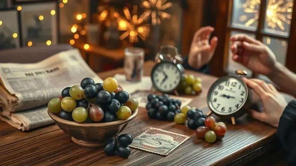 Origem e história da tradição de comer uvas
