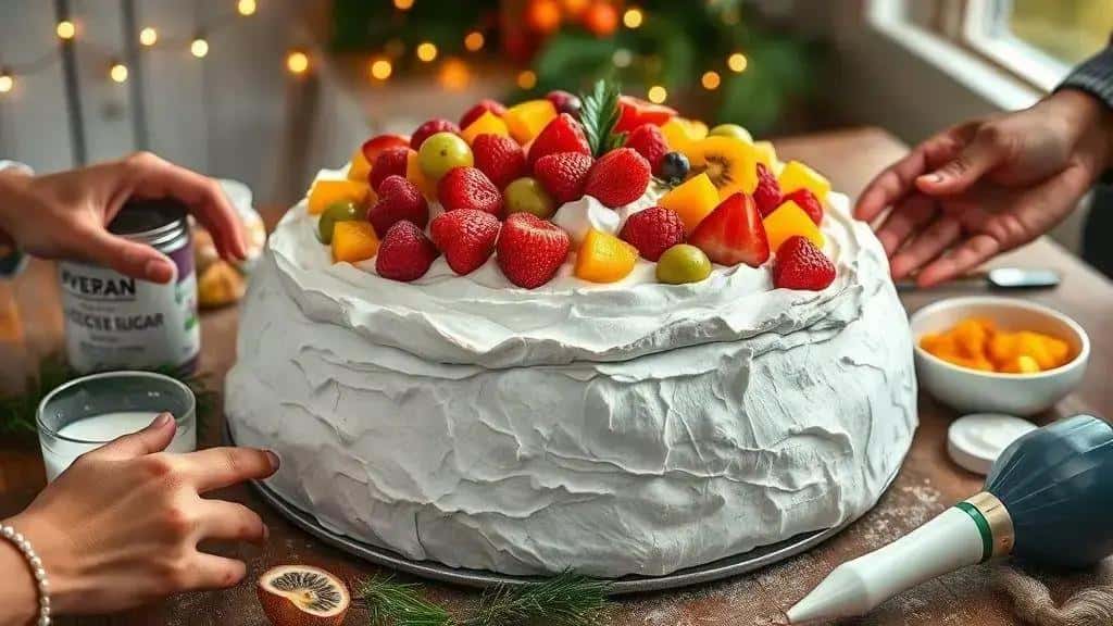 Pavlova vegana: ingredientes, como preparar e variações