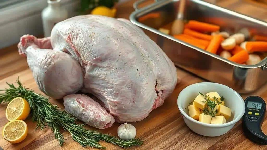 Peru clássico com ervas: ingredientes e como preparar