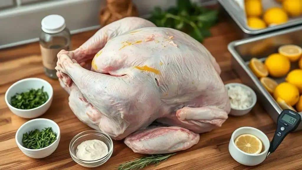 Peru leve e aromático (versão sem glúten): ingredientes e variações
