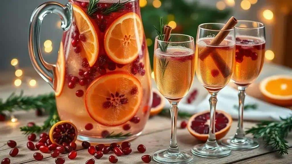 Ponche de espumante com romã: ingredientes e como preparar Ponche de espumante com romã: ingredientes e como preparar