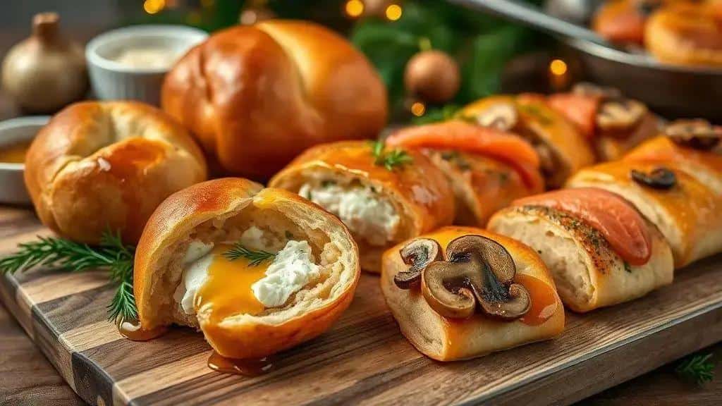 Rabanada salgada para entradas natalinas (receita 4 e variantes)