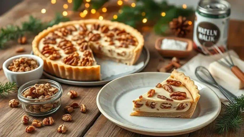 Receita: torta de nozes sem chocolate (opção vegana) — ingredientes e preparo