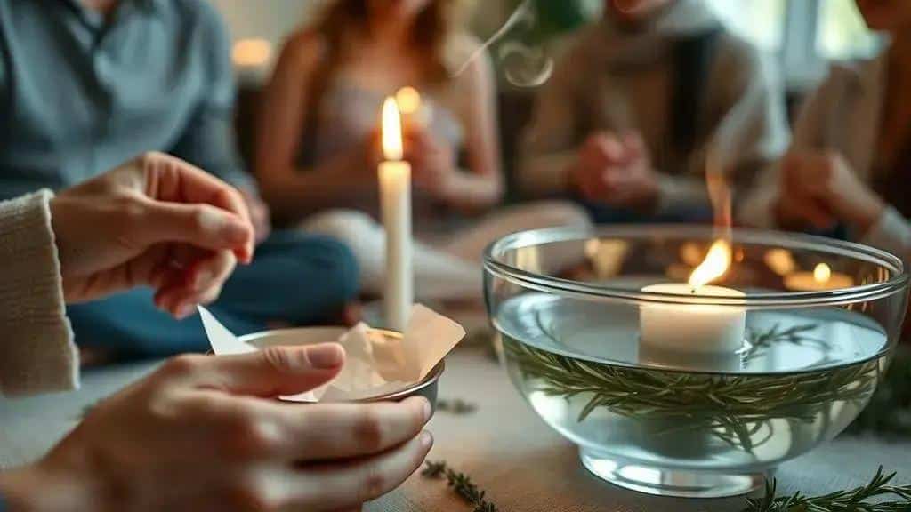 Rituais de purificação e renovação (água, fogo, orações)