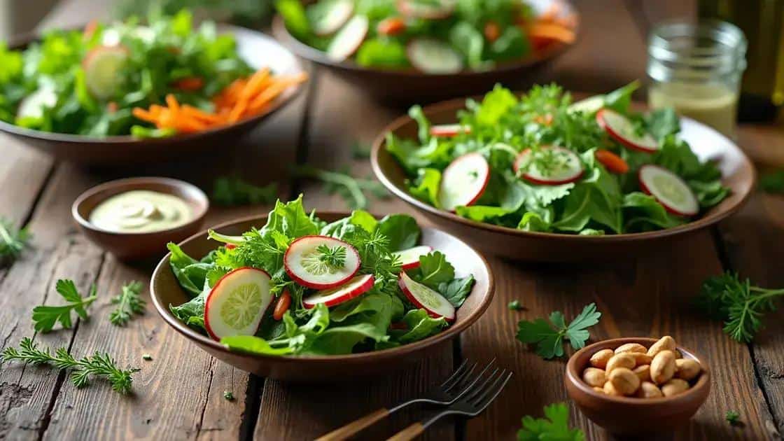 Saladas verdes clássicas: ingredientes e dicas de montagem