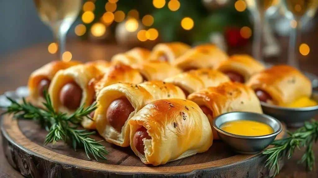 Salsicha Envolvida na Massa Folhada