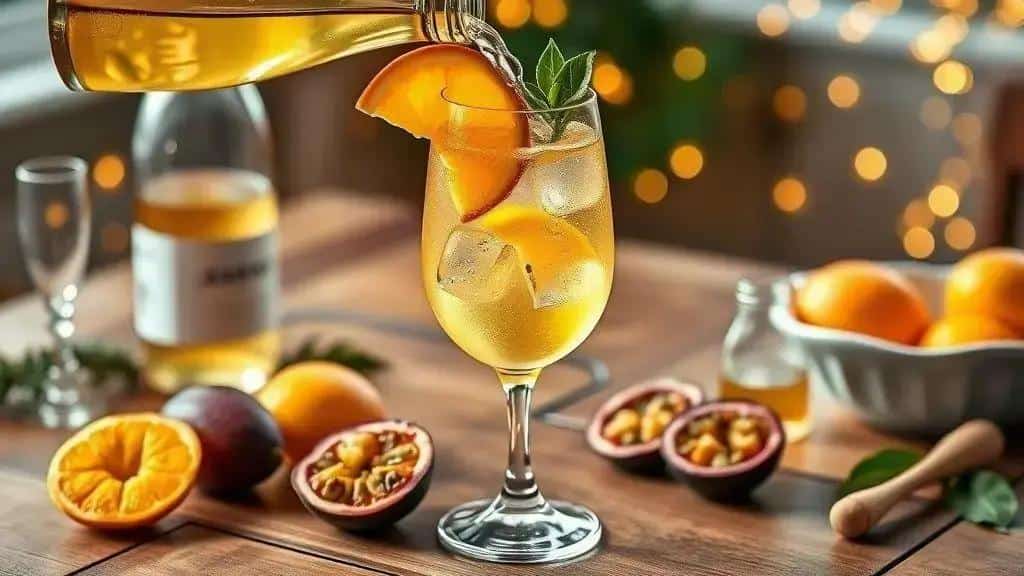 Spritz tropical com espumante: ingredientes, como preparar e variações