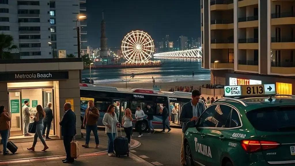 Transporte e deslocamento na virada: metrô, ônibus e táxi
