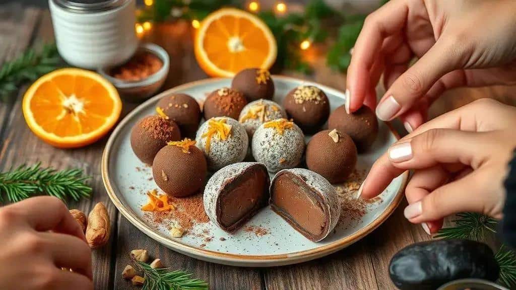 Trufas de cacau e laranja: ingredientes, como preparar e variações