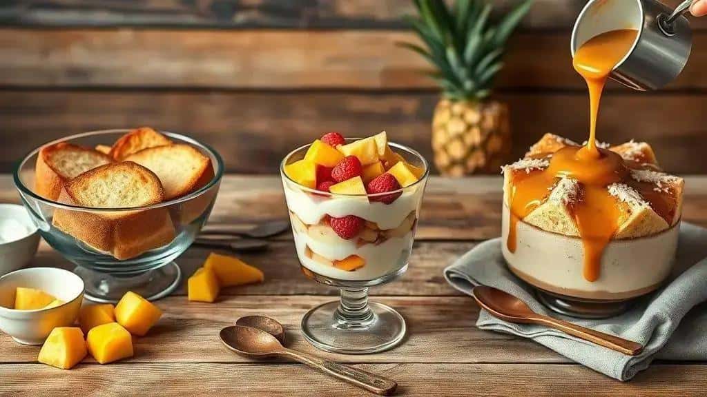 Variações do pavê: sem glúten, light e com calda caramelizada Variações do pavê: sem glúten, light e com calda caramelizada