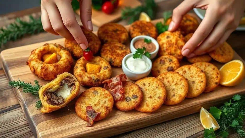 Variações e sugestões para bolinho de mandioca com carne seca
