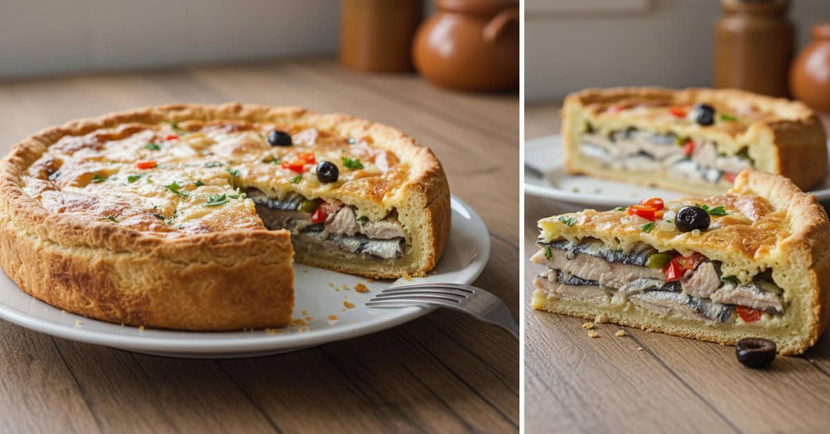Leia mais sobre o artigo A Melhor Receita de Torta de Sardinha Simples e Fofinha de Liquidificador para um Natal Inesquecível