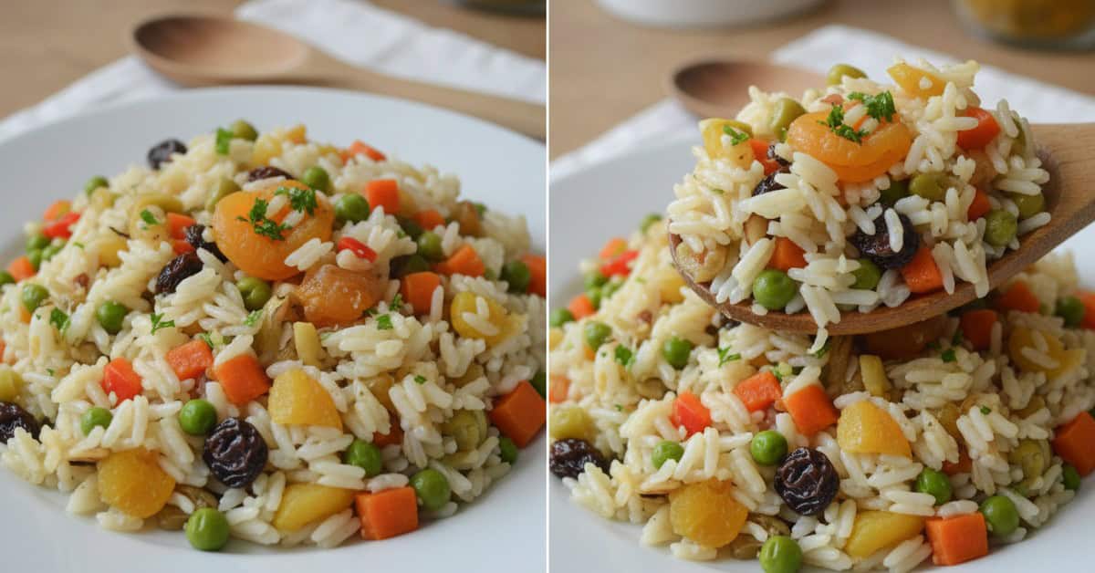 No momento, você está visualizando Arroz de Natal com Uvas-Passas e Nozes