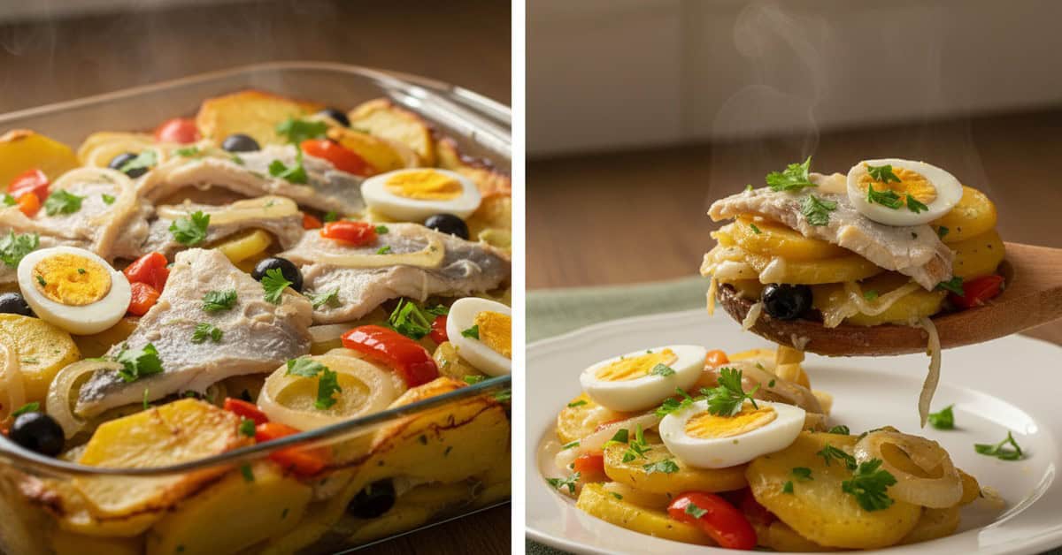 No momento, você está visualizando Bacalhau de Natal com Batatas e Azeitonas
