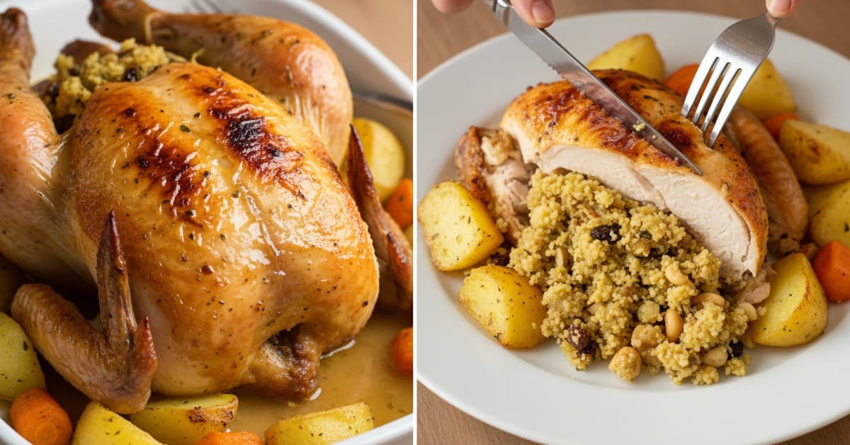 No momento, você está visualizando Frango Recheado de Natal Fácil e Econômico